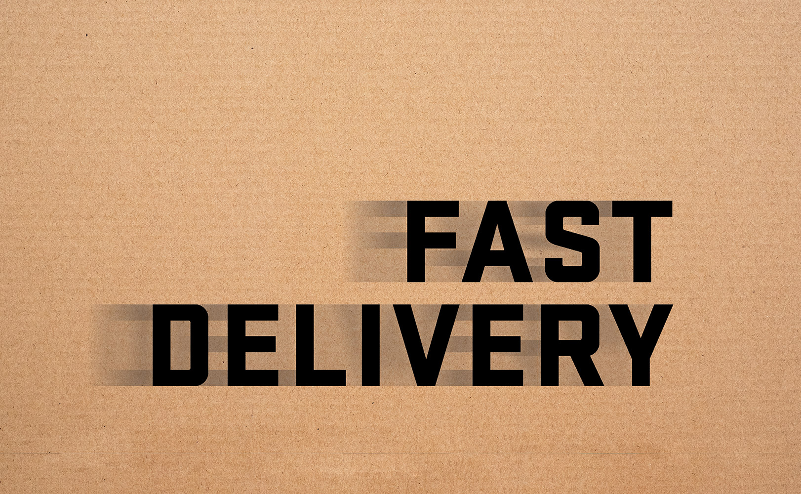 Logo reading Fast Delivery.