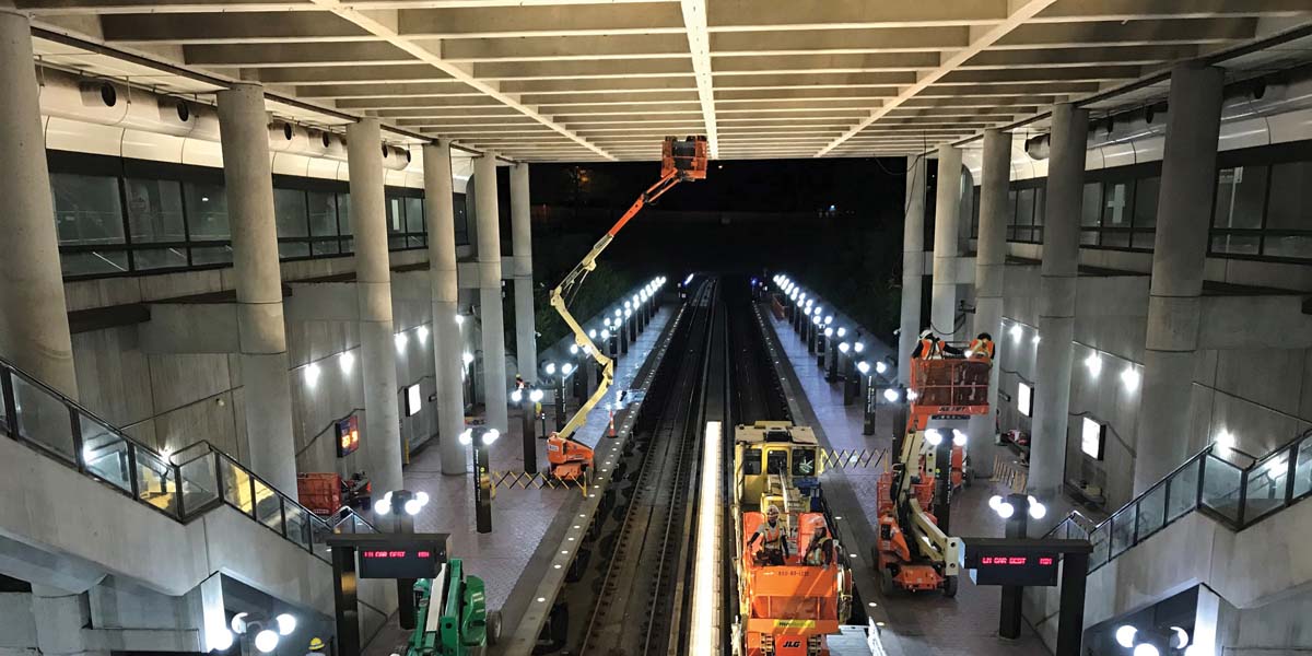 Washington, D.C.’s Hyattsville Crossing Metro station.