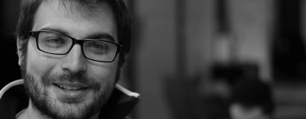 A student with glasses.