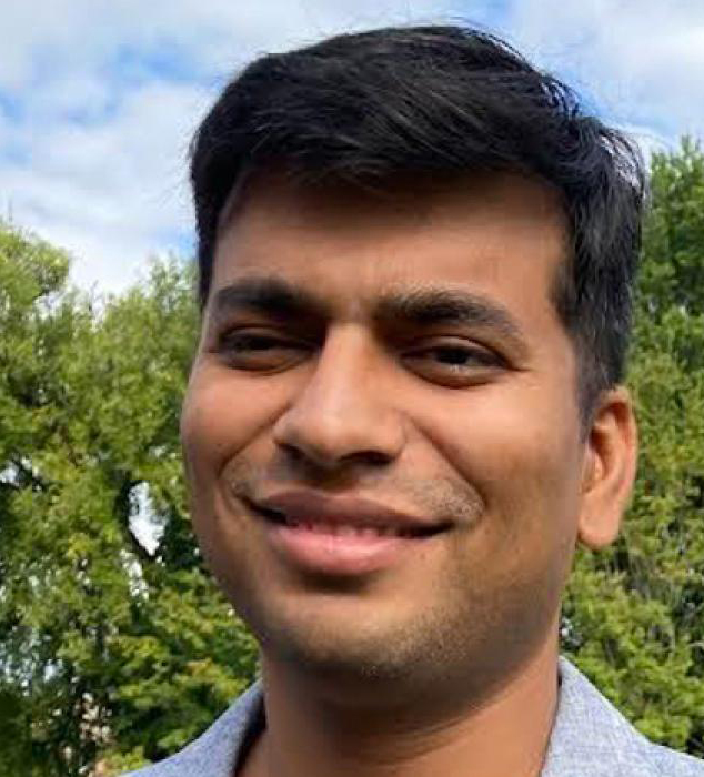 Computer science graduate student Prashant Kumar smiling.