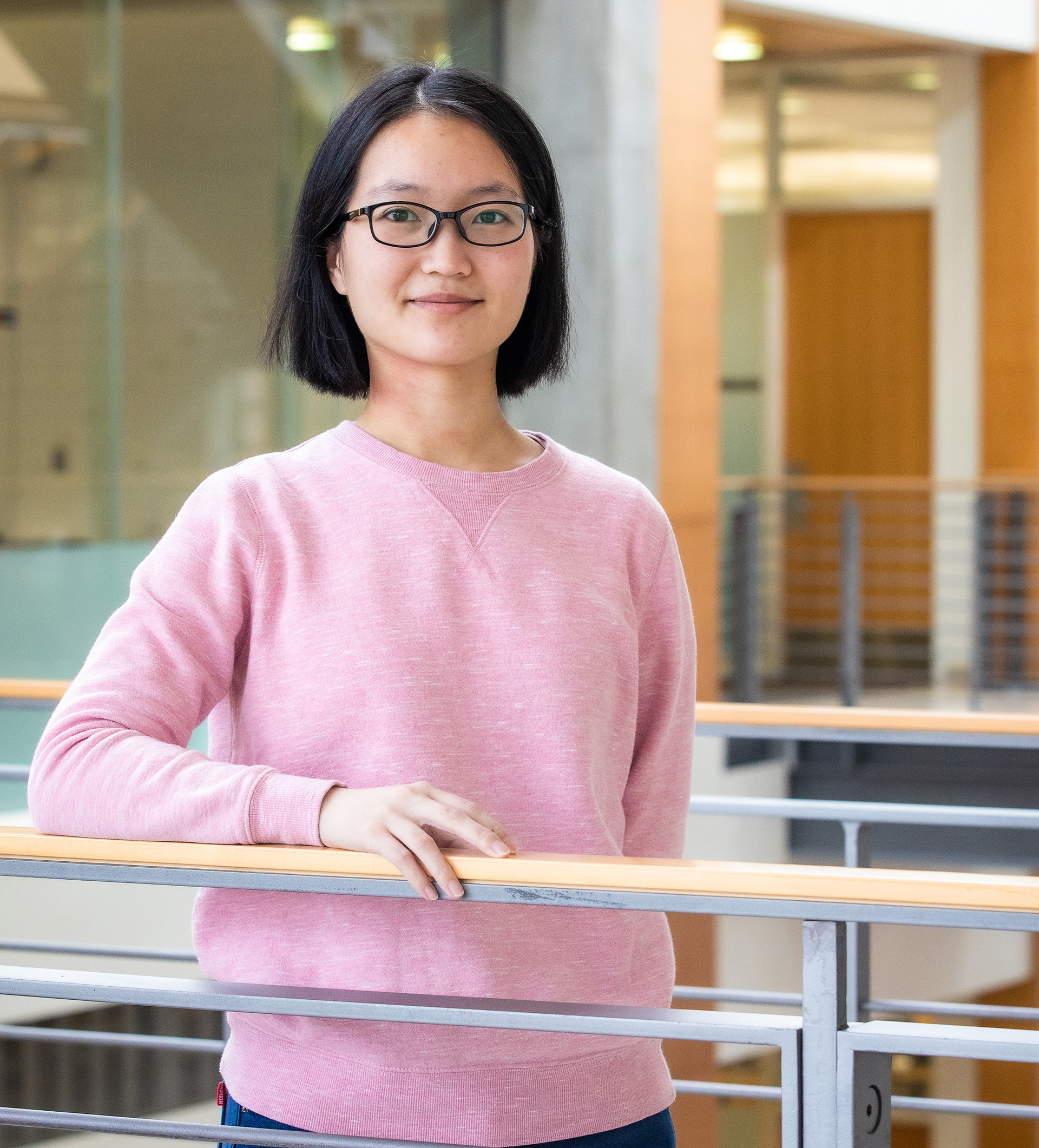 Electrical and computer engineering student Debbie Chou posing for a photo.