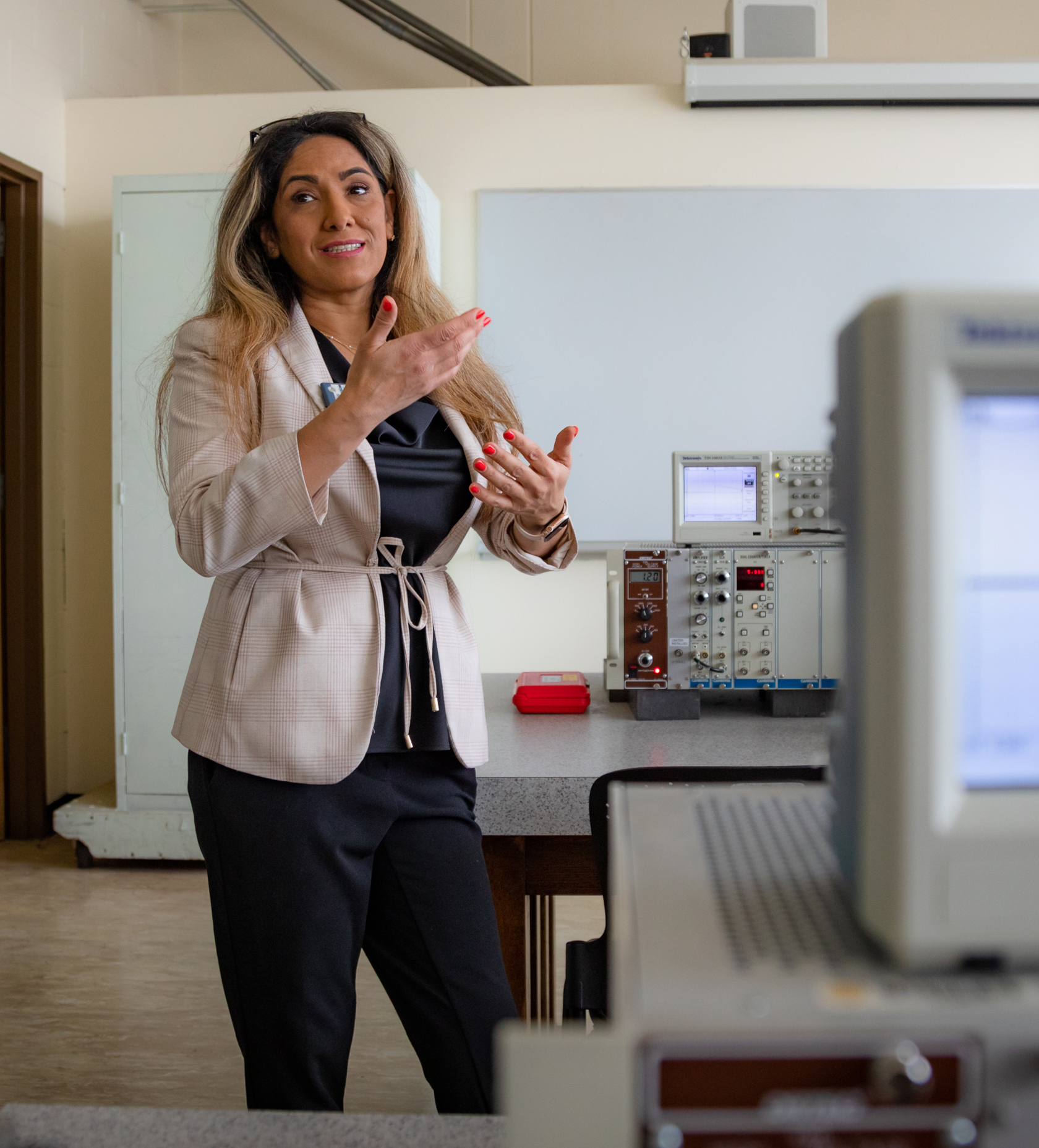 Senior instructor of nuclear engineering Lily Ranjbar.