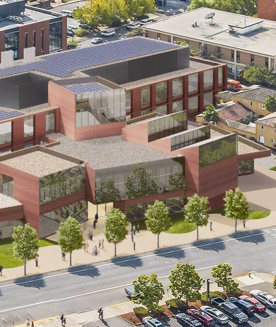 Rendering of the HCIC building.