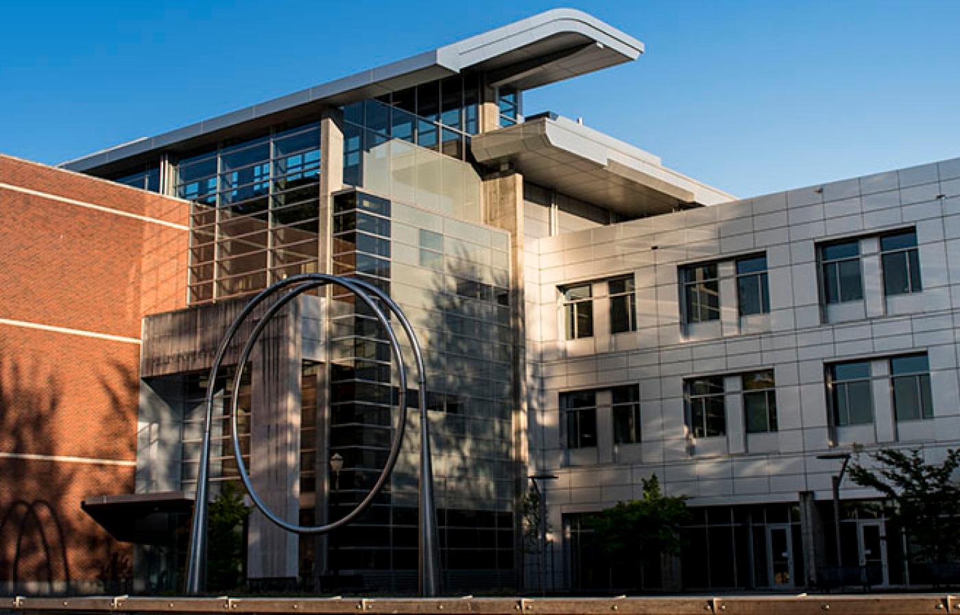 Exterior of Kelley Engineering Center.