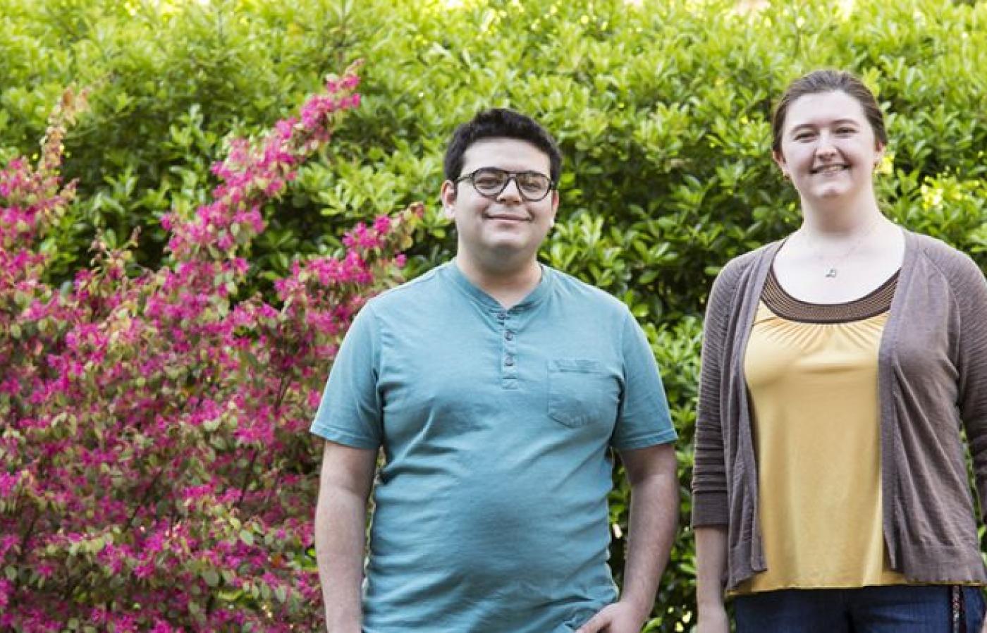 Christopher Mendez and Alannah Oleson received NSF Graduate Research Fellowships this year.
