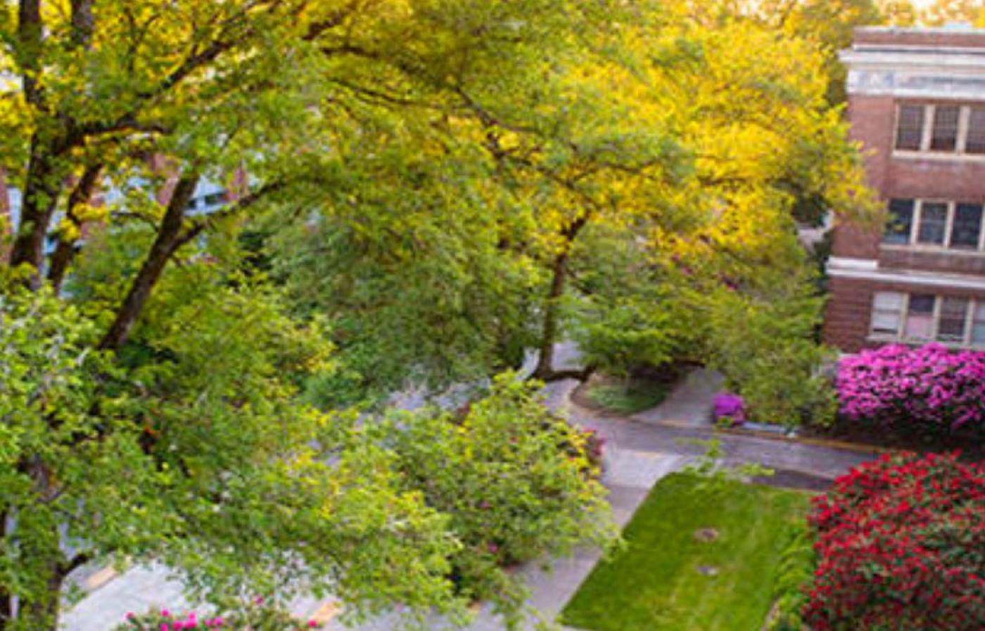 Oregon State University building exterior.