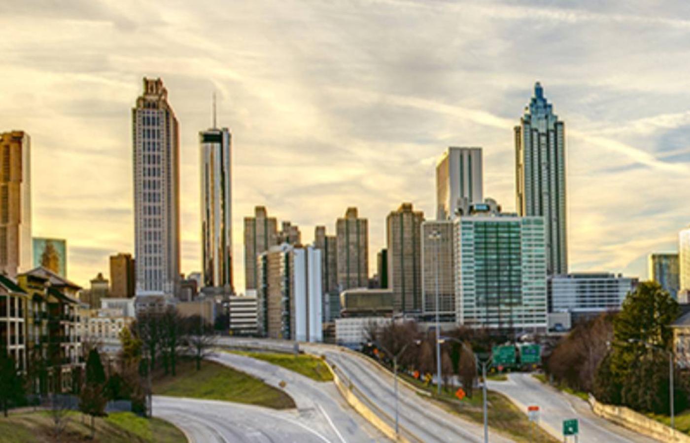 Skyline in Atlanta, Georgia.