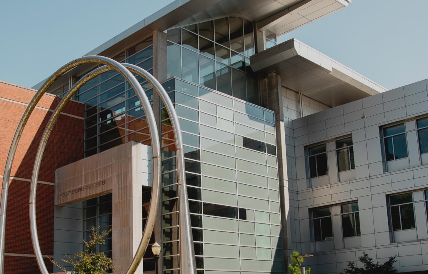 Exterior of Kelley Engineering building.