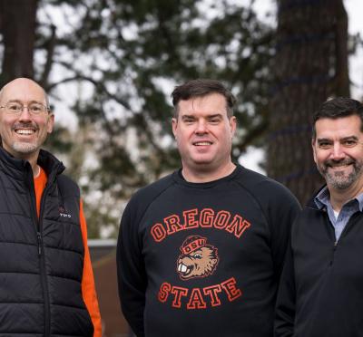 Three Oregon State alumni.