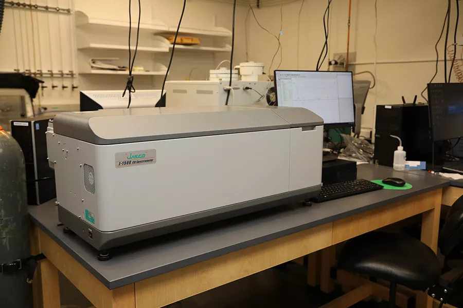 A photo of lab equipment Circular dichroism