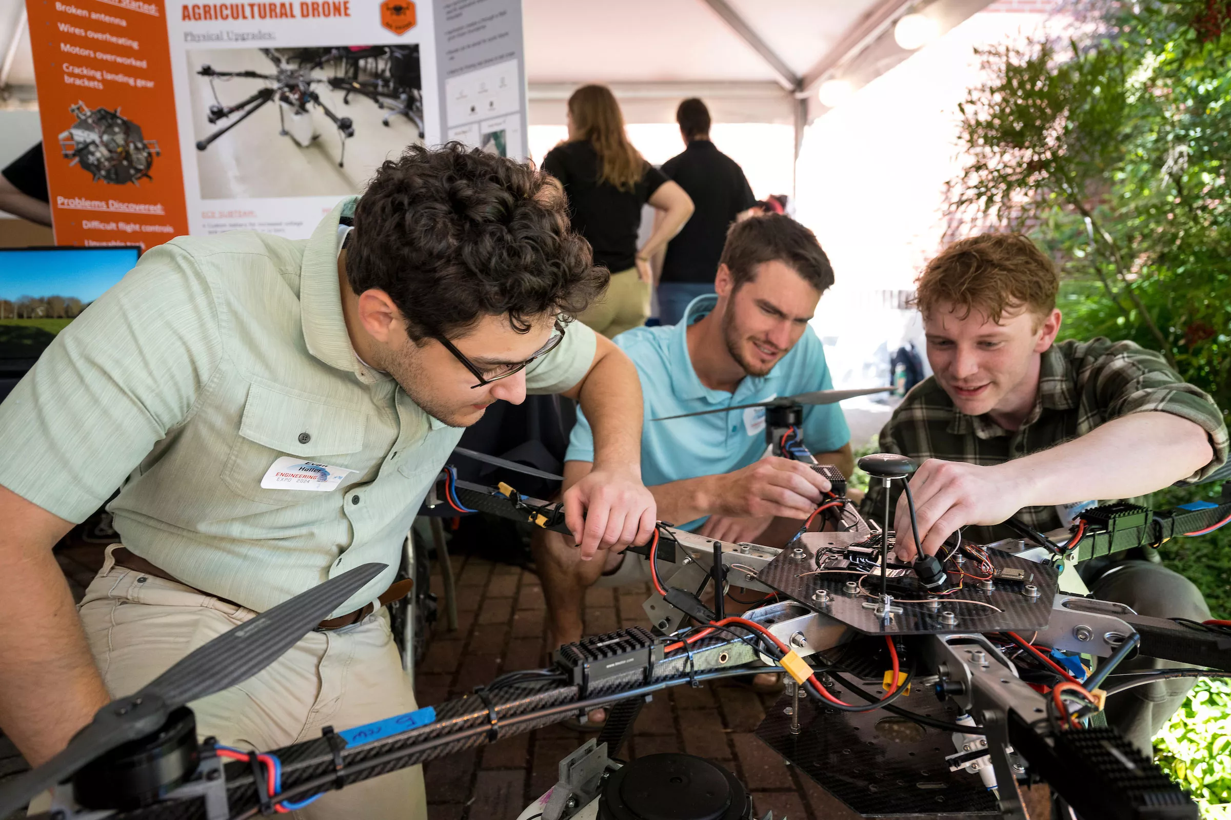 Students in the 2024 expo.