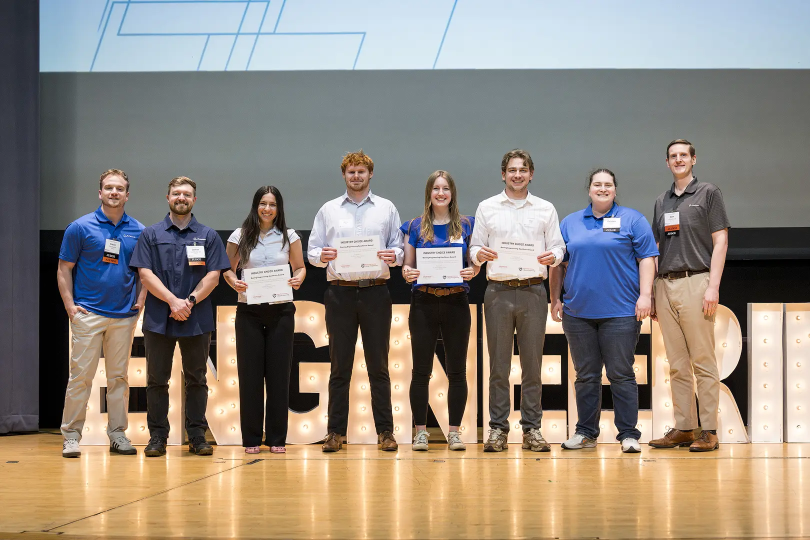 2026 Boeing Engineering award team.
