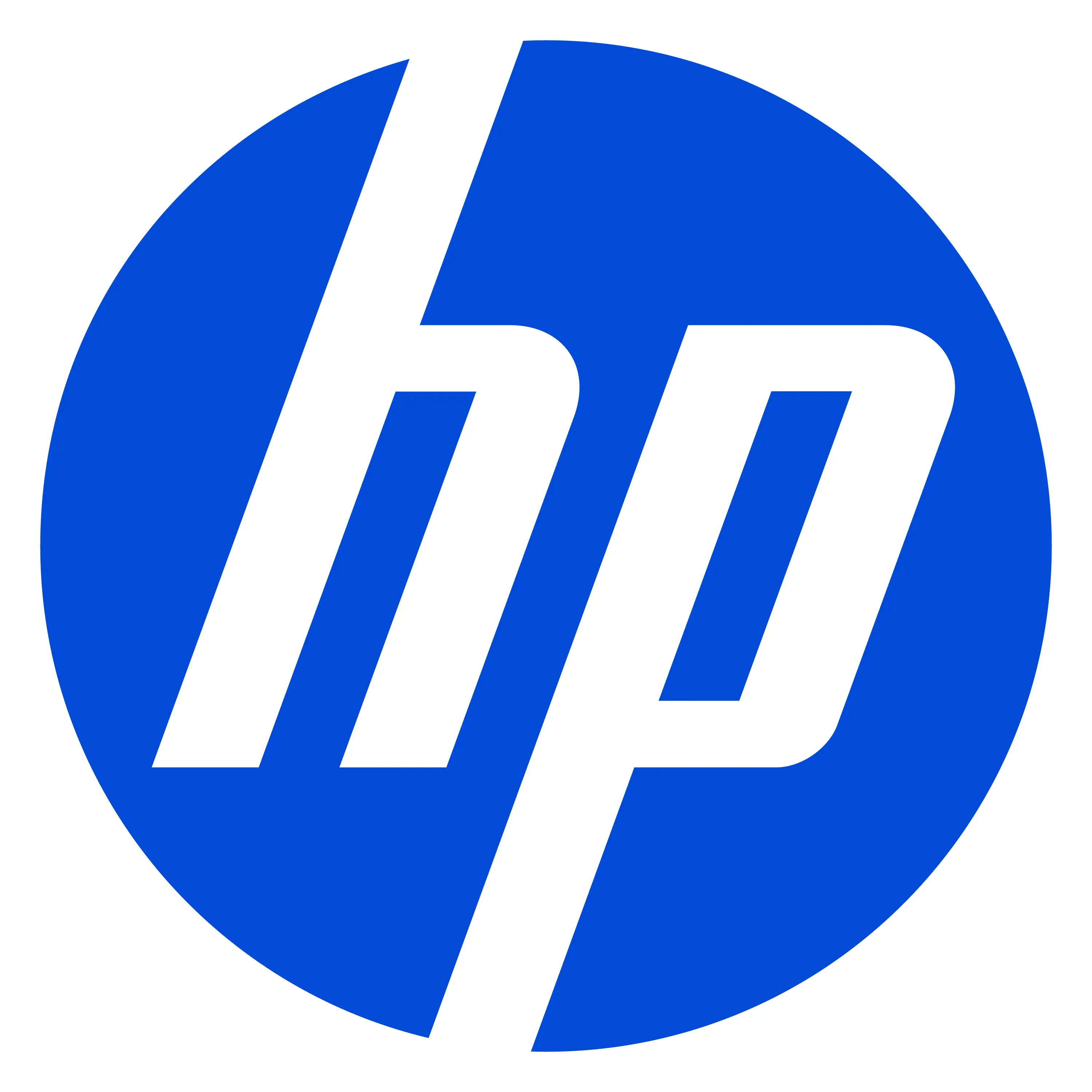 HP logo.