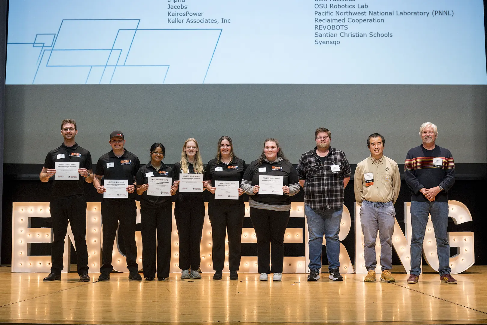 2026 PGE award team.