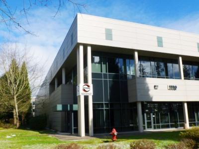 A building with several windows.