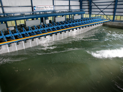 tsunami wave basin